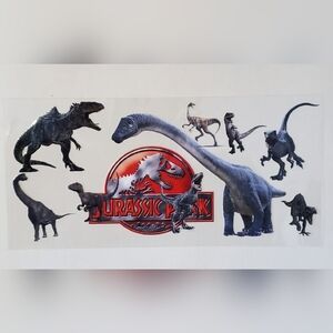 🌸3/$10 JP Dinosaur Themed UV DTF cup wrap transfer stickers Diy